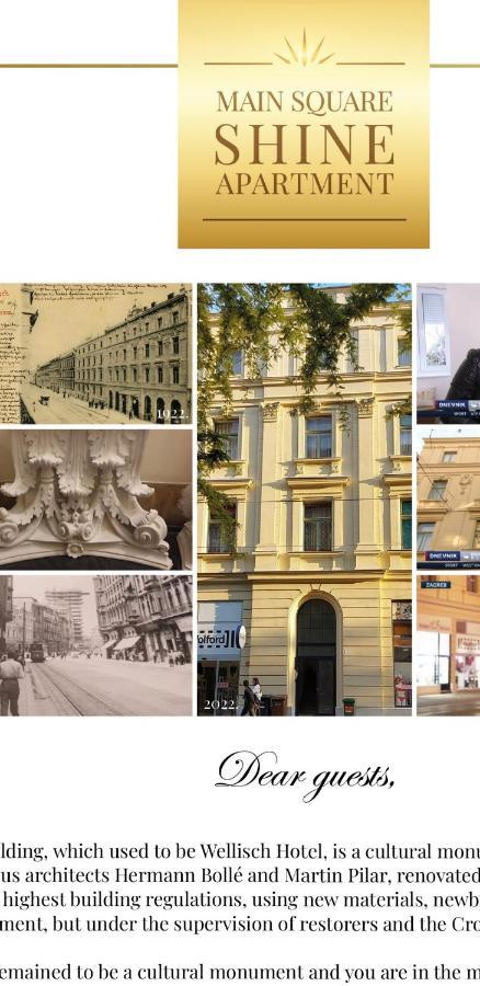 Luxurios And Historic Apartment "Shine" - Right On The Main Square Загреб Екстериор снимка