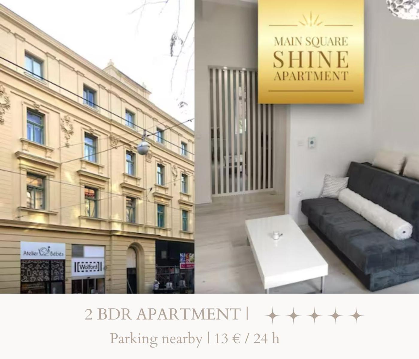 Luxurios And Historic Apartment "Shine" - Right On The Main Square Загреб Екстериор снимка